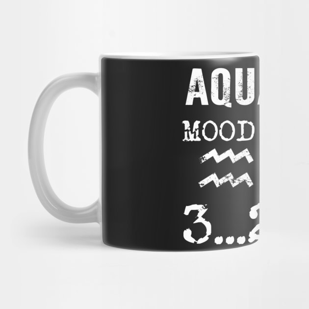 Aquarius Mood Change In 3 2 1 T Shirt by Elsie